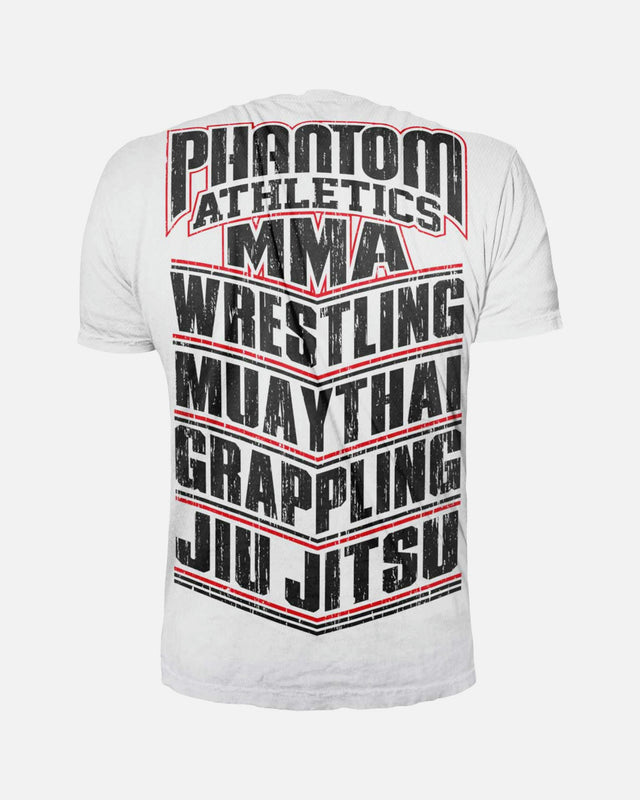Phantom Athletics T-Shirt EVO MMA Sports – Weiß