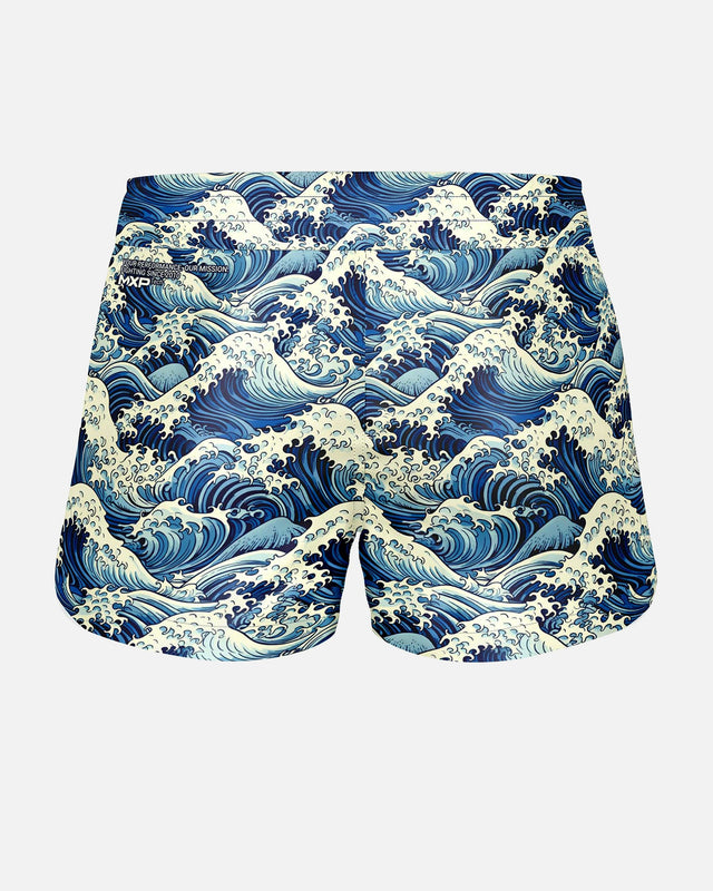 Shorts de MMA Phantom Athletics Fusion Tsunami – Bleu