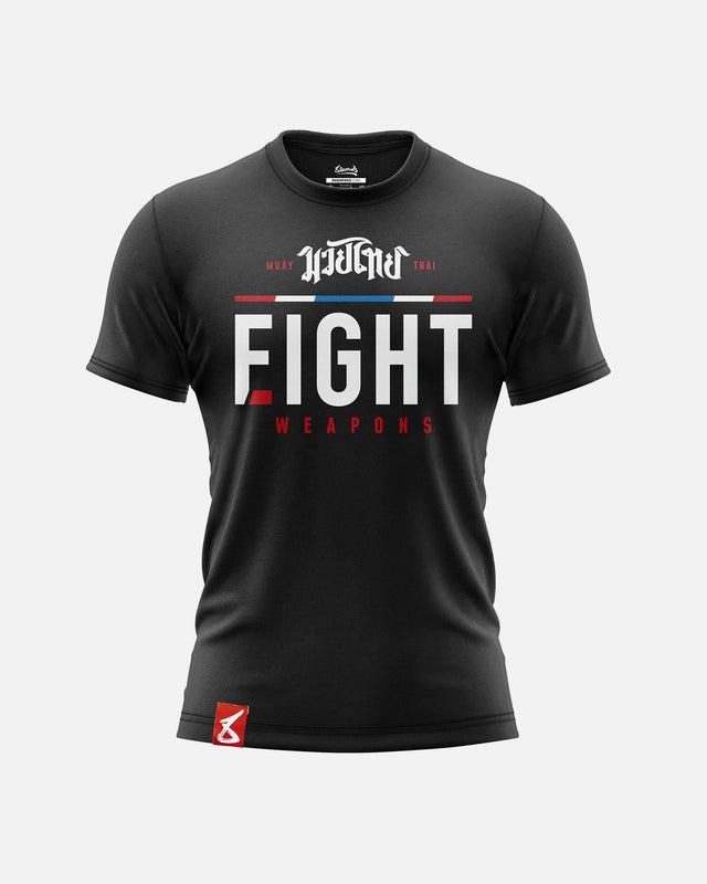 8 WEAPONS T-Shirt The Fight – Schwarz
