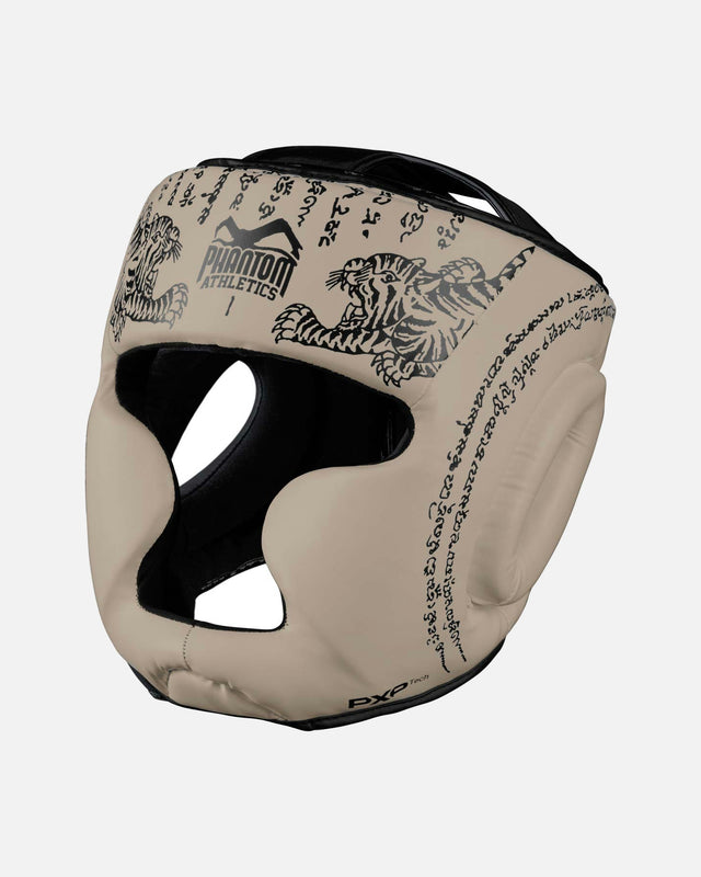Phantom Athletics Hoofdbeschermer Muay Thai - Zwart/Zilver