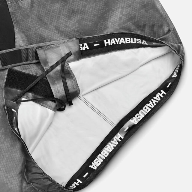 Pantalones de MMA Hayabusa Hex Mid-Thigh – Gris