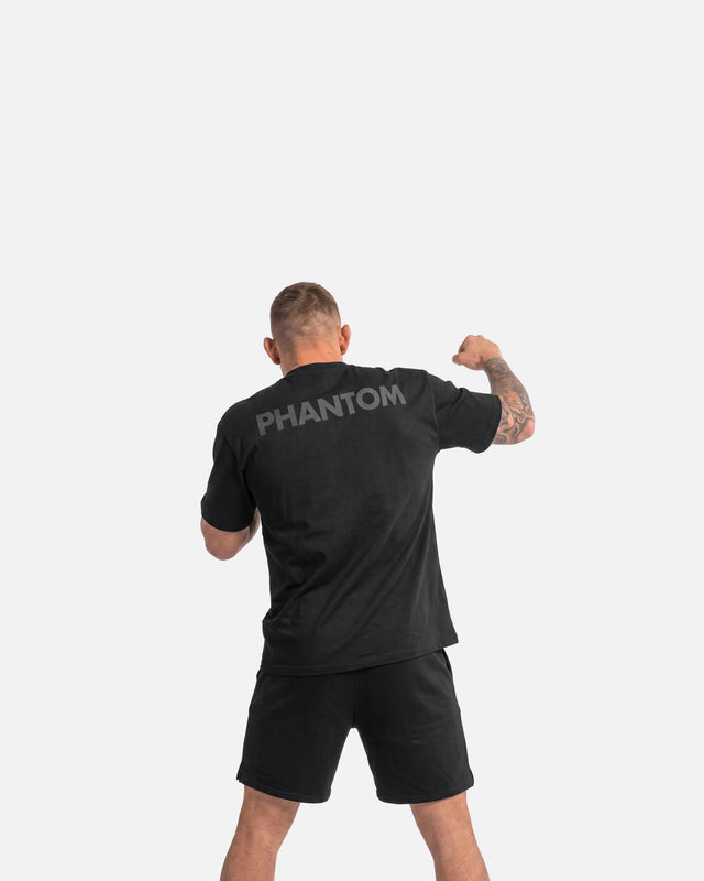 Phantom Athletics T-Shirt Oversize Blacked – Schwarz