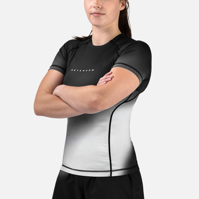 Hayabusa Rashguard Apex Nova Short Sleeves Women's – Grey