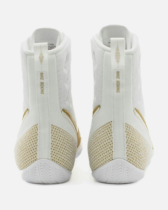 Botas de boxeo Nike Machomai 3 – Blanco/Oro