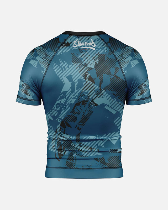 Rashguard 8 WEAPONS Hit 2.0 – Azul oscuro/Negro