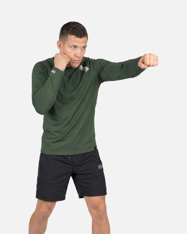 T-shirt d'entraînement Phantom Athletics Tactic Manches longues – Vert