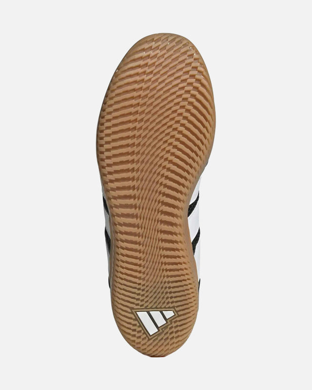 Chaussures de boxe Adidas Box Hog Wide – Noir/Blanc