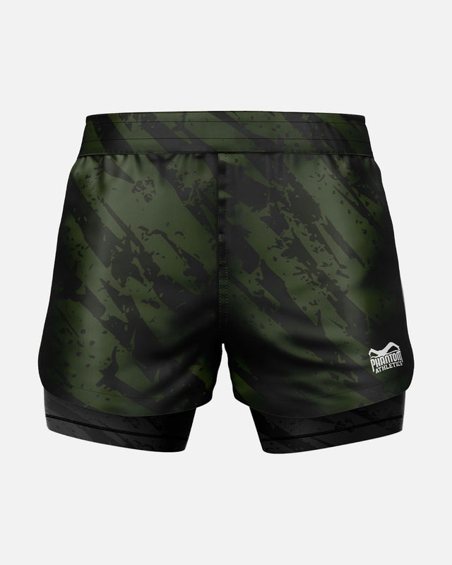 Phantom Athletics MMA-Shorts Fusion 2in1 – Grün