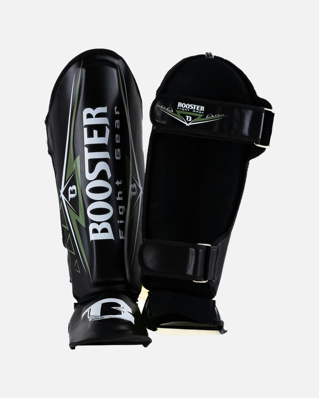 Protège-tibias Booster Warrior – Noir