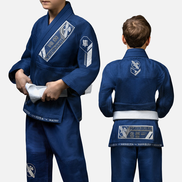 Hayabusa BJJ Gi Ascend Kinder – Marineblau