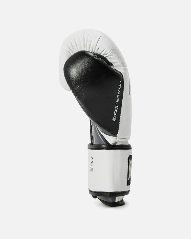 Rękawice bokserskie Everlast Powerlock OG – Białe/Czarne