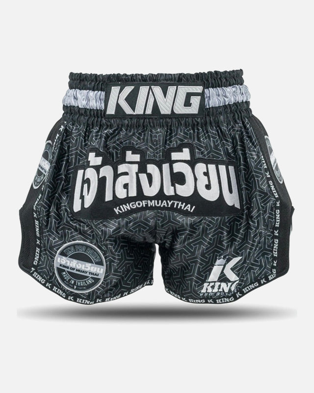 King Pro Boxing Muay-Thai-Shorts Origin – Schwarz