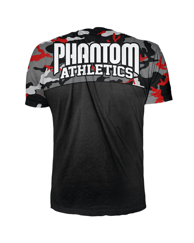 Phantom Athletics Trainingsshirt EVO Camo - Rood
