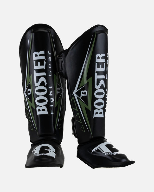 Protège-tibias Booster Warrior – Noir