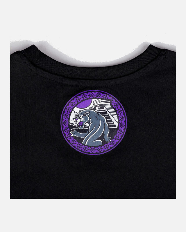 T-shirt 8 WEAPONS Beastial Panther – Nero/Viola