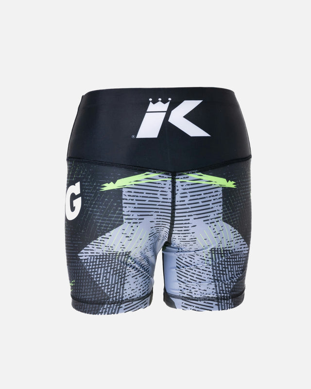 Pantaloncini a compressione King Pro Boxing Shadow 2 da donna – Nero