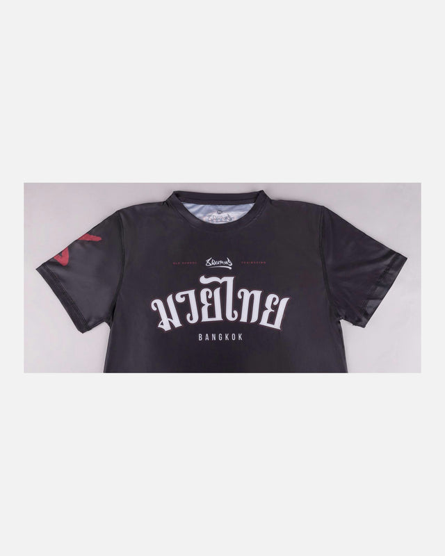 Camiseta 8 WEAPONS Bangkok – Negro/Blanco