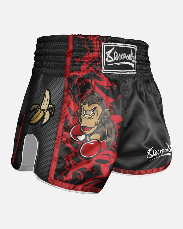 8 WEAPONS Muay Thai Shorts Joe – Black/Red