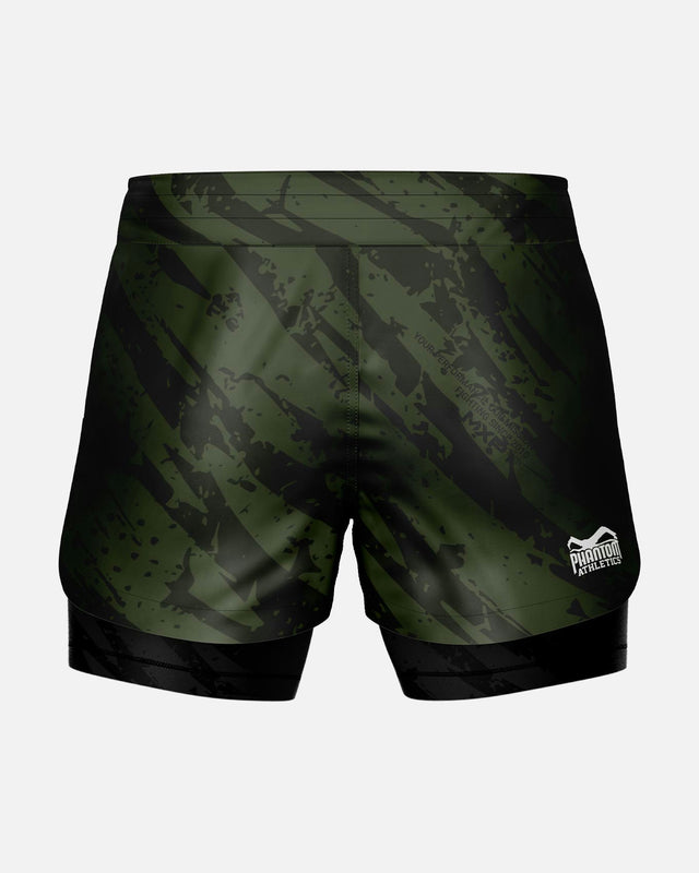Phantom Athletics MMA-Shorts Fusion 2in1 – Grün