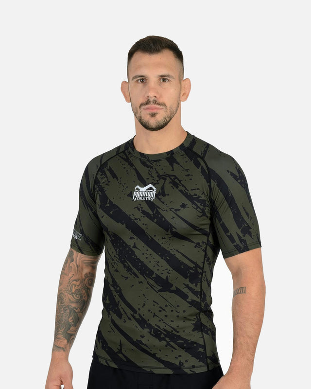 Rashguard Phantom Athletics EVO Camo Tiger – Vert