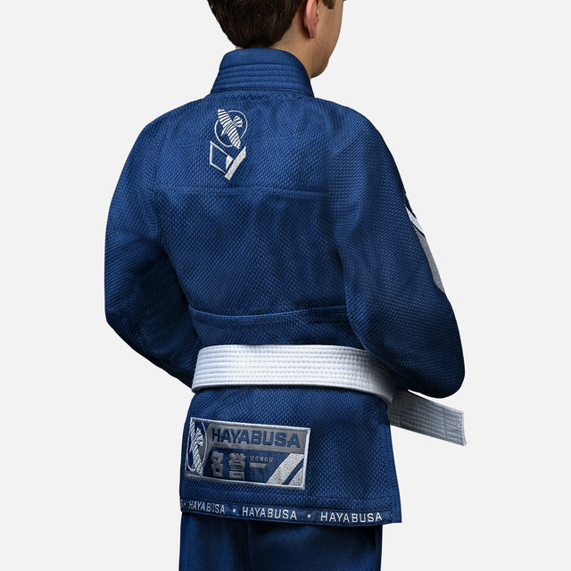 Hayabusa BJJ Gi Ascend Kinder – Marineblau
