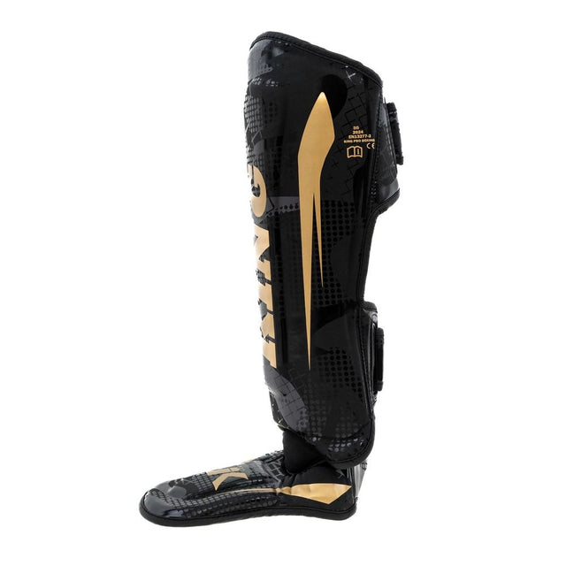 Espinilleras King Pro Boxing Shogun – Negro/Oro