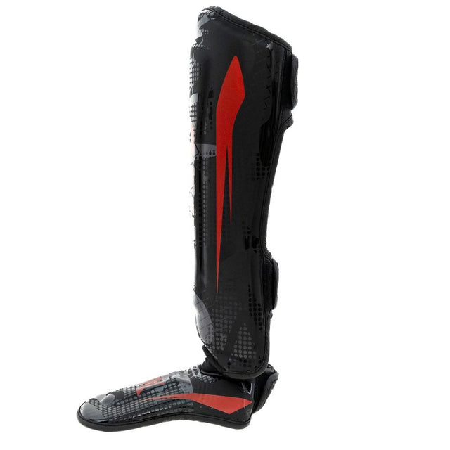 King Pro Boxing Schienbeinschoner Shogun – Schwarz/Rot