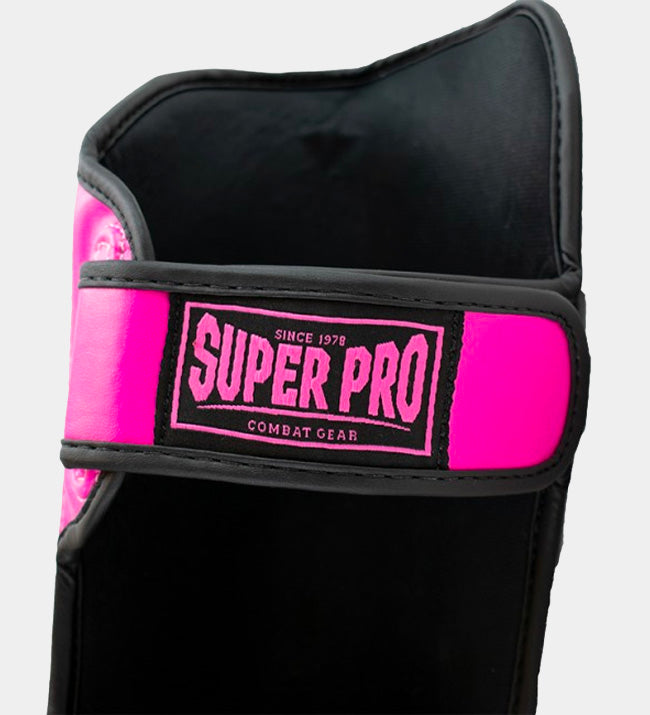 Super Pro Kickboks Scheenbeschermers Rebel - Roze/Wit - Scheenbeschermers