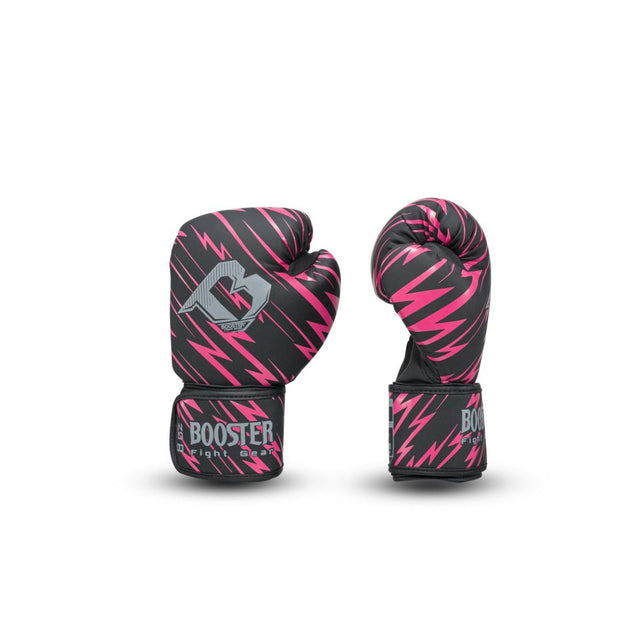 Booster Boxhandschuhe Combat Kinder – Schwarz/Rosa