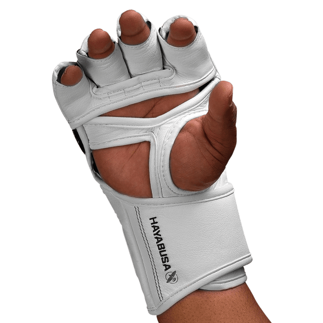 Hayabusa MMA-Handschuhe T3 – Weiß/Schwarz