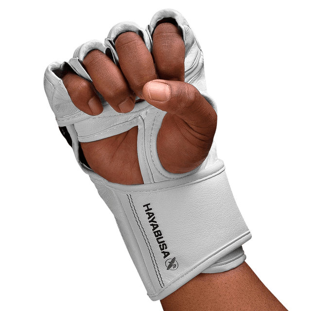 Hayabusa MMA-Handschuhe T3 – Weiß/Schwarz