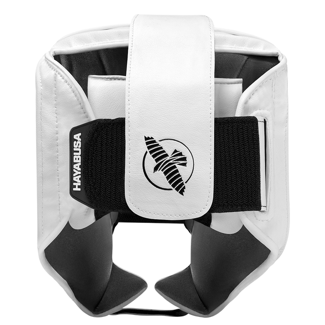 Casco da boxe Hayabusa T3 con protezione zigomi – Bianco/Nero