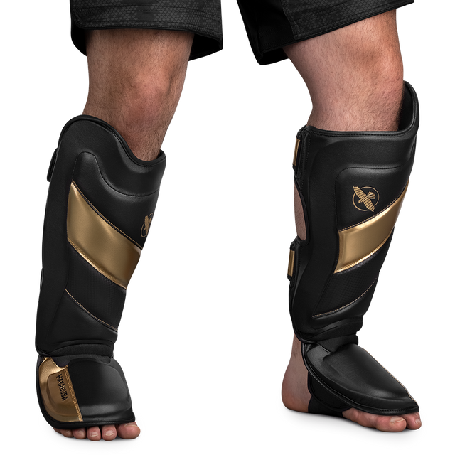 Hayabusa Schienbeinschoner T3 – Schwarz/Gold