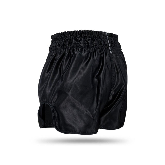 Shorts de kickboxing Booster Thunder – Noir/Blanc