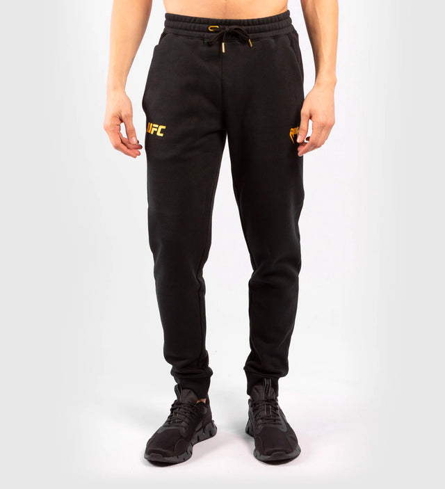 Pantalon d'entraînement UFC Venum Champion – Noir/Or – Shorts