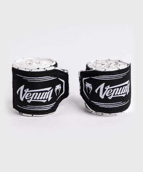 Bandes de boxe Venum Monogram – Blanc/Noir