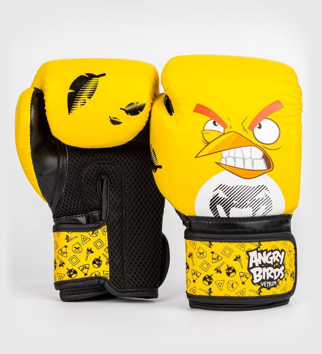 Venum Angry Birds Boxhandschuhe Kinder – Gelb/Schwarz – Boxhandschuhe