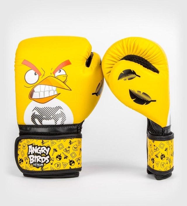 Venum Angry Birds Boxhandschuhe Kinder – Gelb/Schwarz – Boxhandschuhe