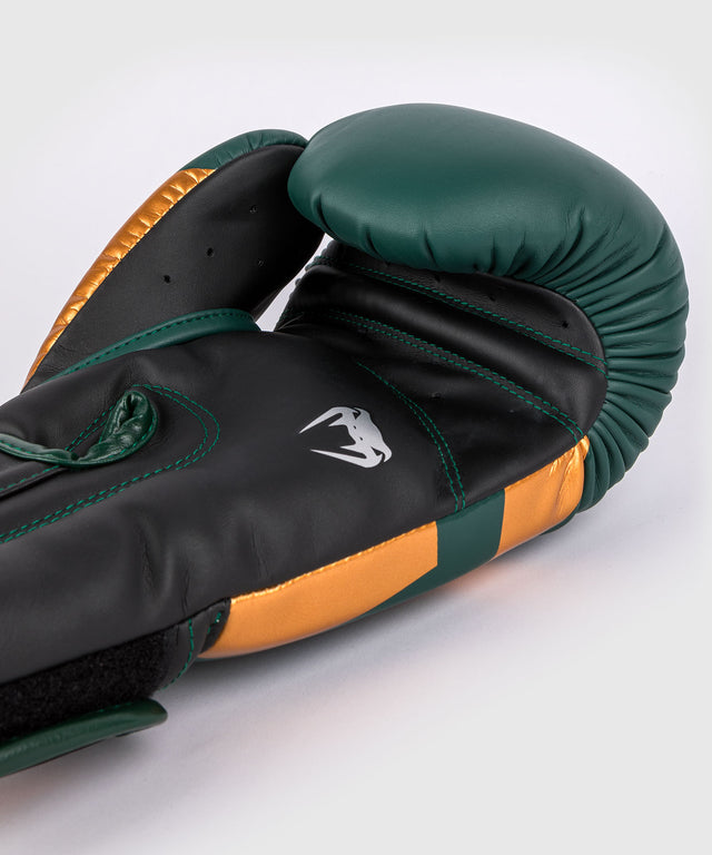 Venum Boxhandschuhe Elite – Grün/Bronze/Silber