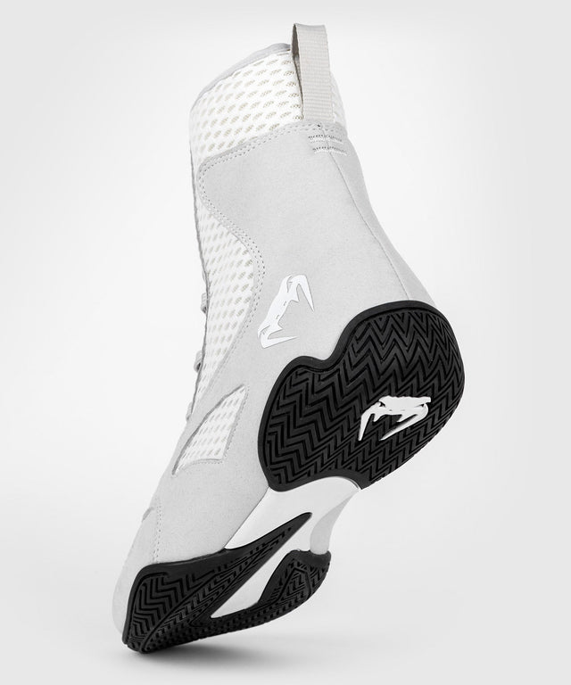 Chaussures de boxe Venum Contender – Blanc/Gris – Chaussures de boxe