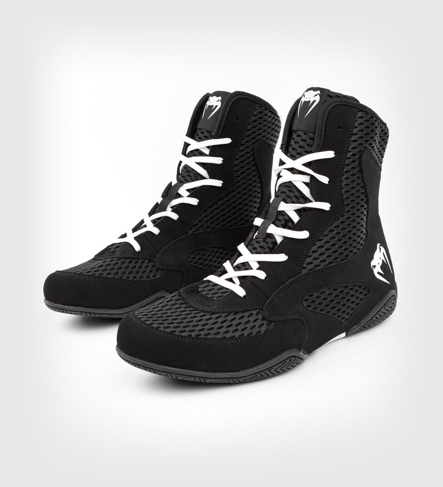 Venum Boksschoenen Contender - Zwart/Wit - Boksschoenen