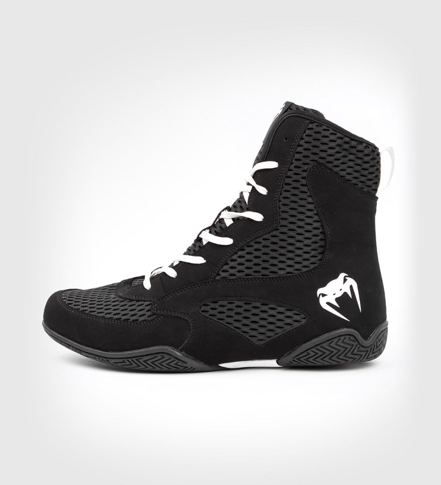 Venum Boksschoenen Contender - Zwart/Wit - Boksschoenen