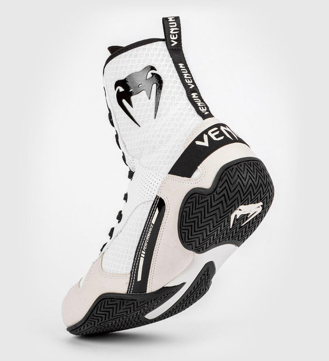 Venum Boxschuhe Elite – Weiß/Schwarz – Boxschuhe