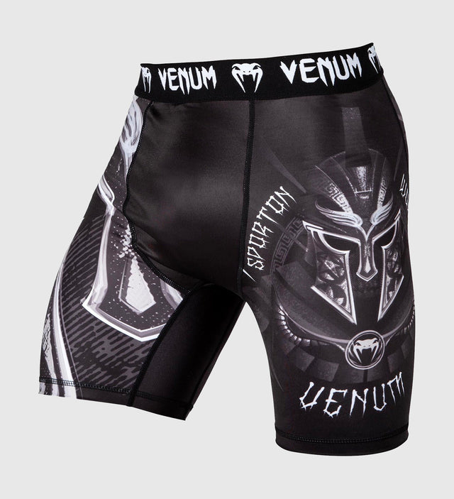 Venum Kompressionsshorts Gladiator 3.0 – Schwarz/Grau/Weiß – Kompressionsshorts