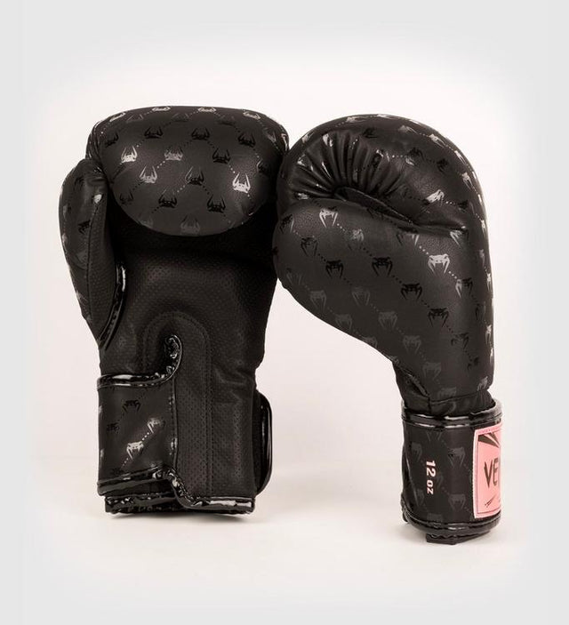Gants de boxe Venum Impact Monogram – Noir/Or rose
