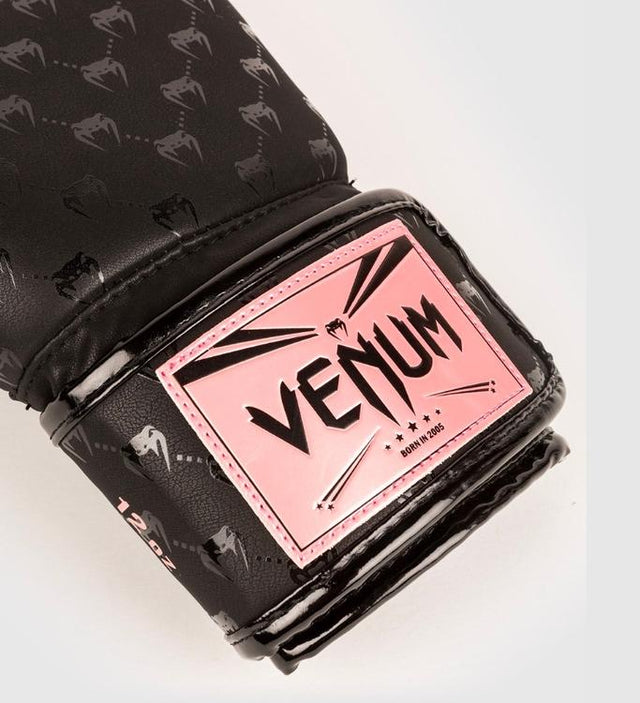 Gants de boxe Venum Impact Monogram – Noir/Or rose