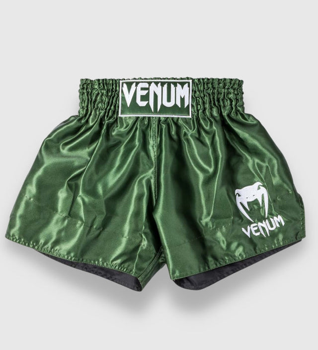 Venum Kickbox-Shorts Classic 2.0 – Grün/Weiß – Shorts