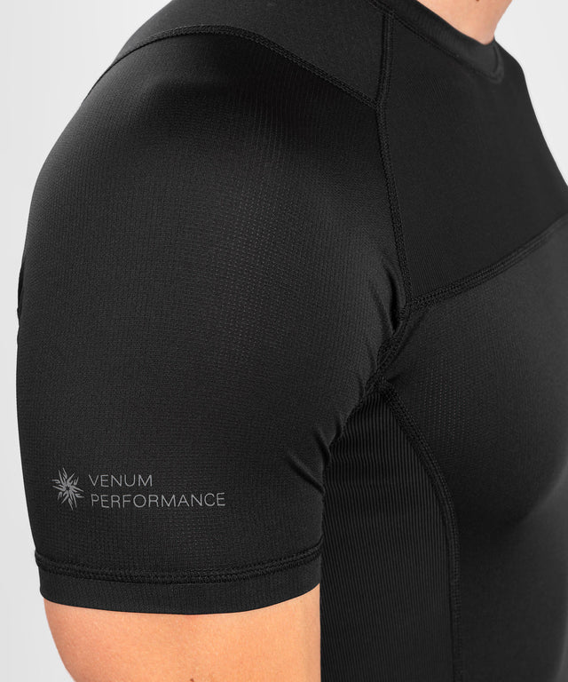 Rashguard Venum G-Fit Air manches courtes – Noir/Noir