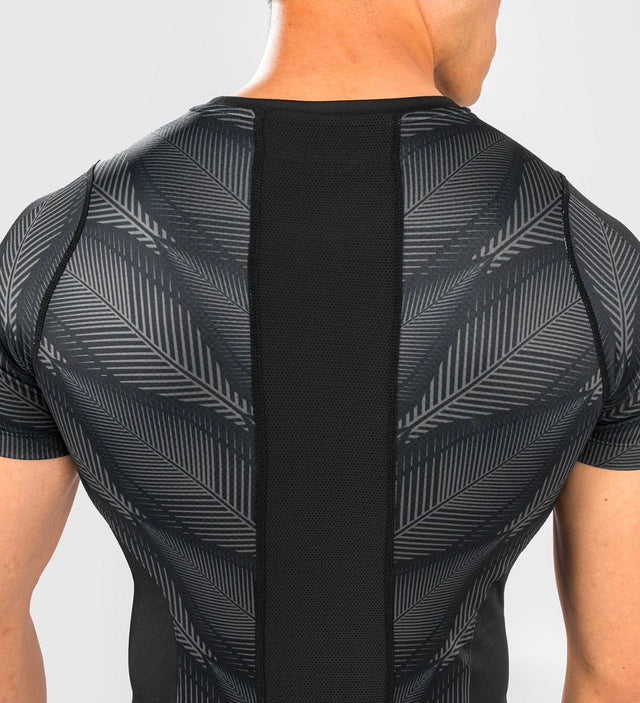 Venum Rashguard Phantom Kurzarm – Schwarz/Grau/Rot – Rashguard