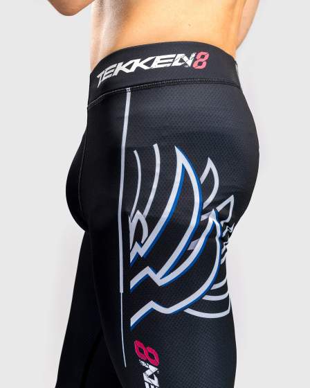 Venum x TEKKEN 8 Spats - Jin Kazama - Bleu/Noir/Blanc